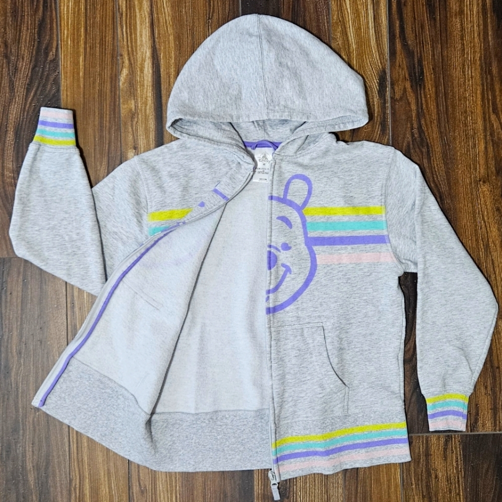VINTAGE DISNEY Winnie the Pooh Full Zip Hoodie - Picture 4 of 10